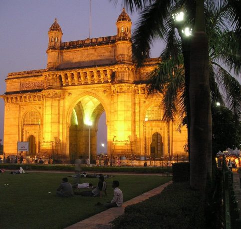 india, mumbai, bombay, gate, building, night shot, lights, mumbai, mumbai, mumbai, mumbai, mumbai